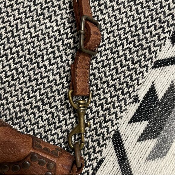 Kompanero Gisele -The Sling Bag Brown Leather w/Studs NWOT! - Picture 5 of 11